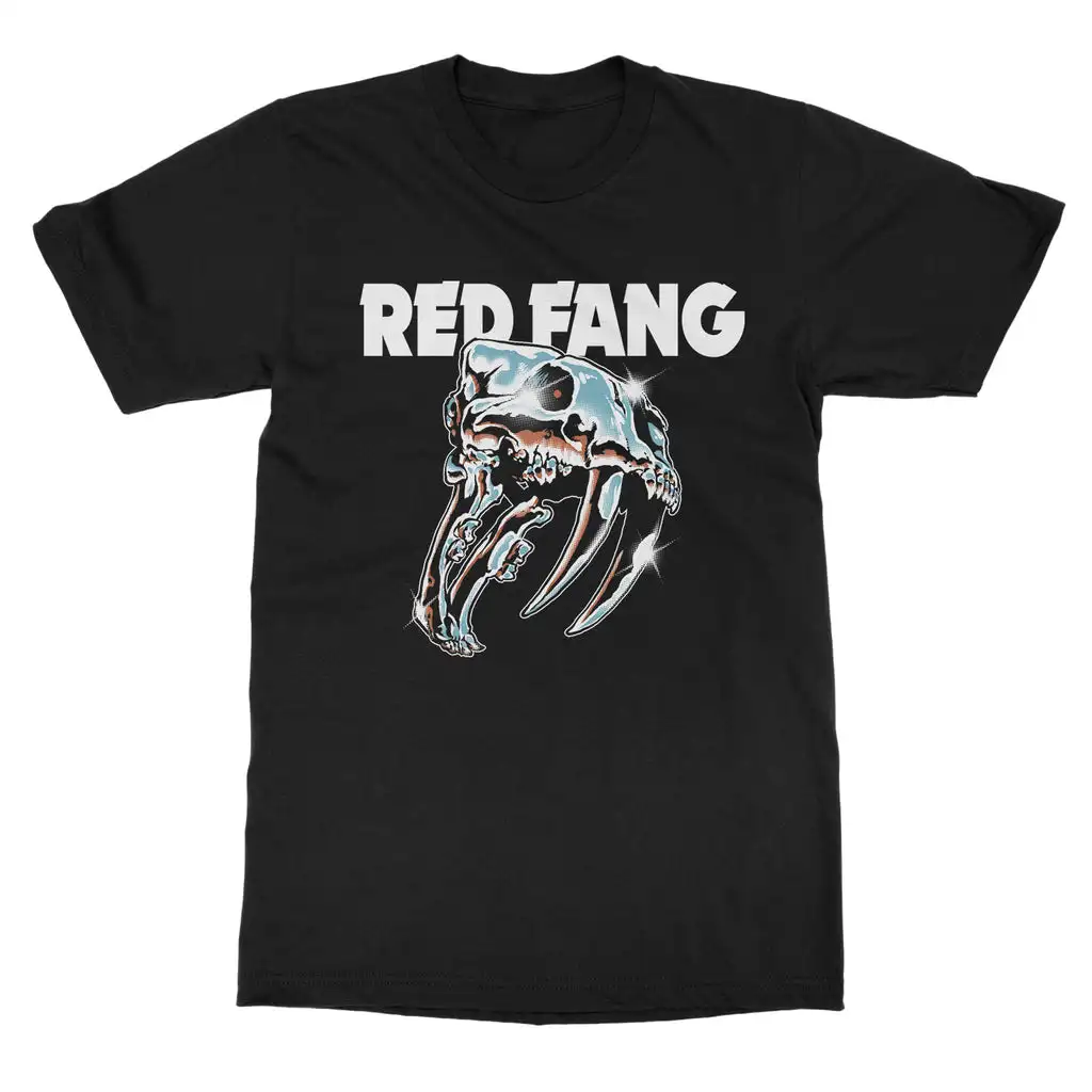 2026 Red Fang Band Graphic Cotton T-shirt Unisex Summer Short Sleeve Fashion Brand Tee Luxury Casual Vintage Tees