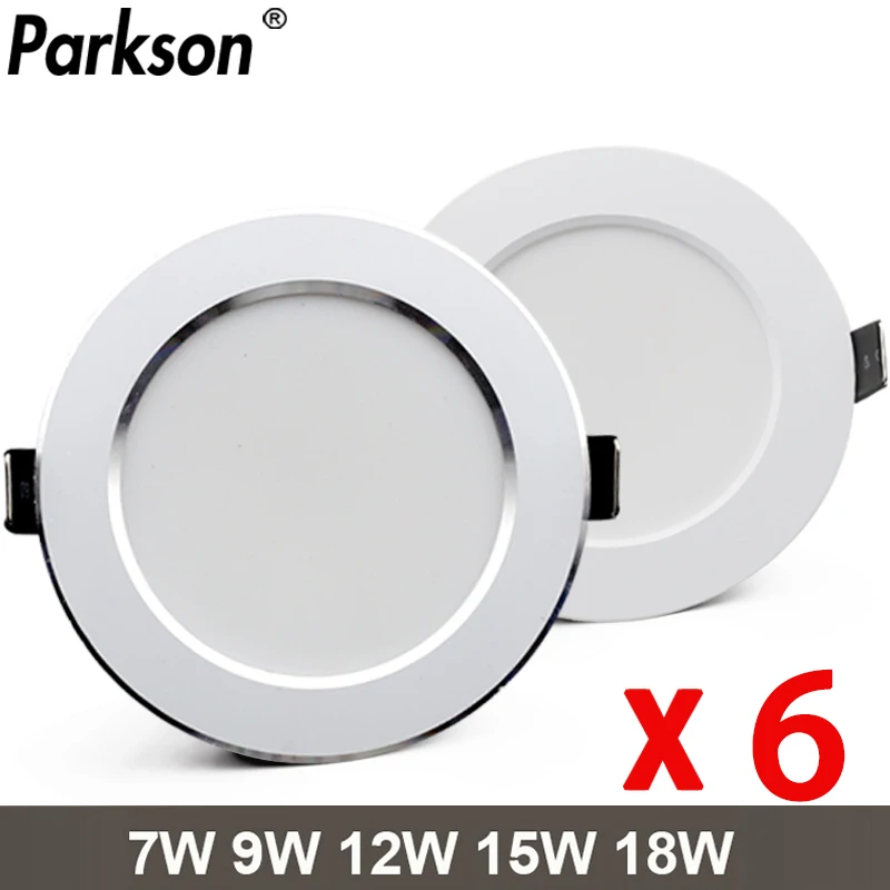 

6 шт. водонепроницаемые светодиодные светильники PARKSOn AC220V-240V