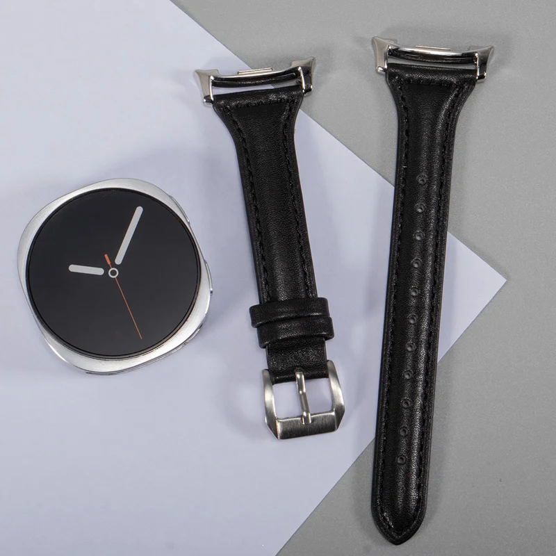 Luxury Leather Strap Bracelet For Samsung Galaxy Watch 9 8 44mm 40mm Band Strap for Galaxy 8 Classic 46mm NO Gaps Watchband