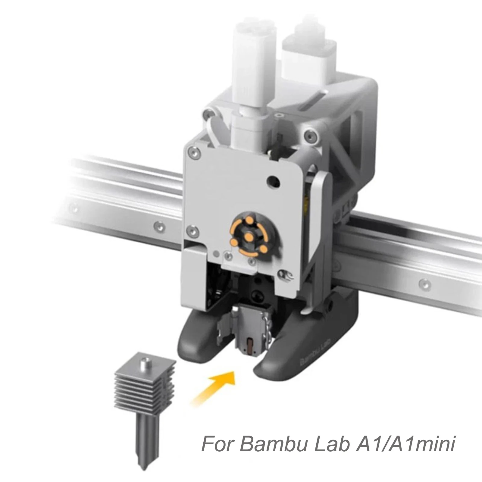 For Bambu Lab A1 A1mini Hotend Mounting Heating Assembly OEM For BambuLab A1 Mini Zubehör Bambulab A1Mini 3D Printer Accessories