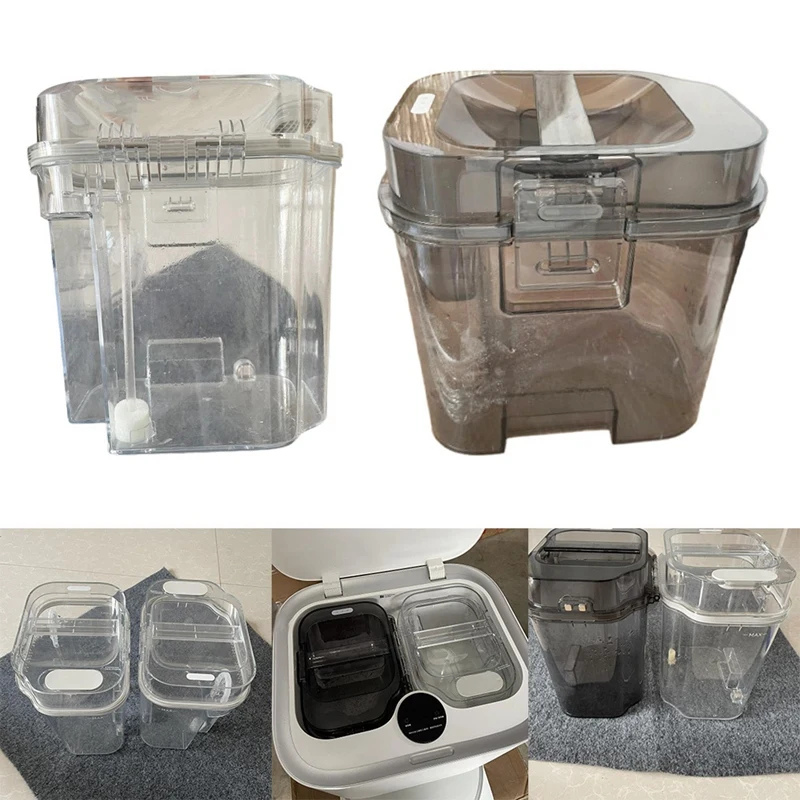 2-teilige Wassertank-Ersatzteile, sauberer und abwasserbarer Wassertank für Xiaomi Mijia Pro STYTJ06ZHM Roboter-Staubsauger-Ersatzteile