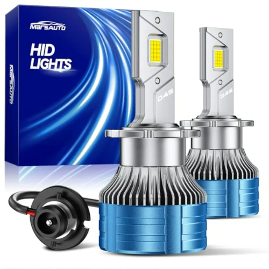 

D4S D4R HID Bulbs 800 Ultra Brighter 30 000LM 6500K White for 66440 42402 42402WX Bulb Plug and Play Pack of 2