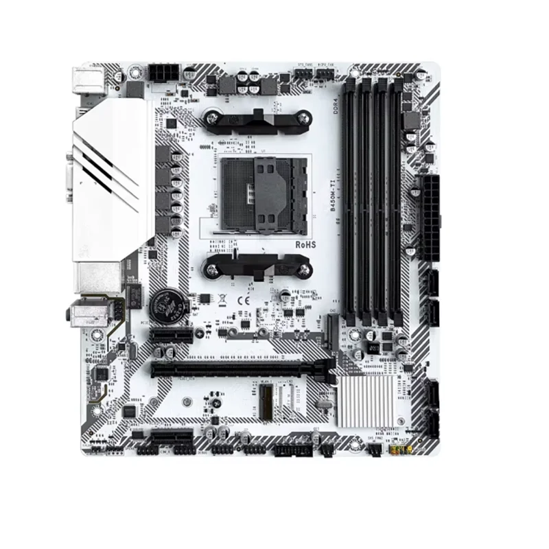 

FOR JGINYUE AM4 B450 Motherboard supports Ryzen R3 R5 R7 1/2/3/4/5th CPU processors DDR4 dual channel Memory RAM M-ATX B450M-TI