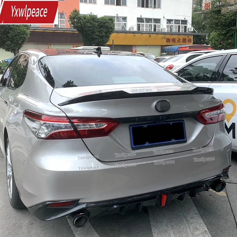 

For Toyota Camry Spoiler 2018 2019 2020 2021 High Quality ABS Plastic Unpainted Primer Rear Trunk Wing Spoiler