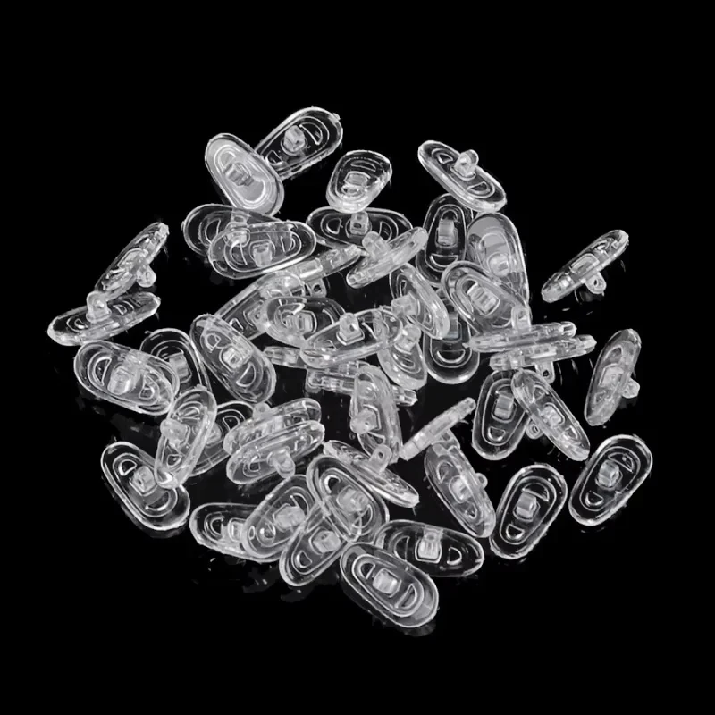10-60Pairs Silicone Nose Pads For Glasses Soft Nose Pads Glasses Anti-Slip Nose Pad Eye Care Tools Eyeglasses Accessories
