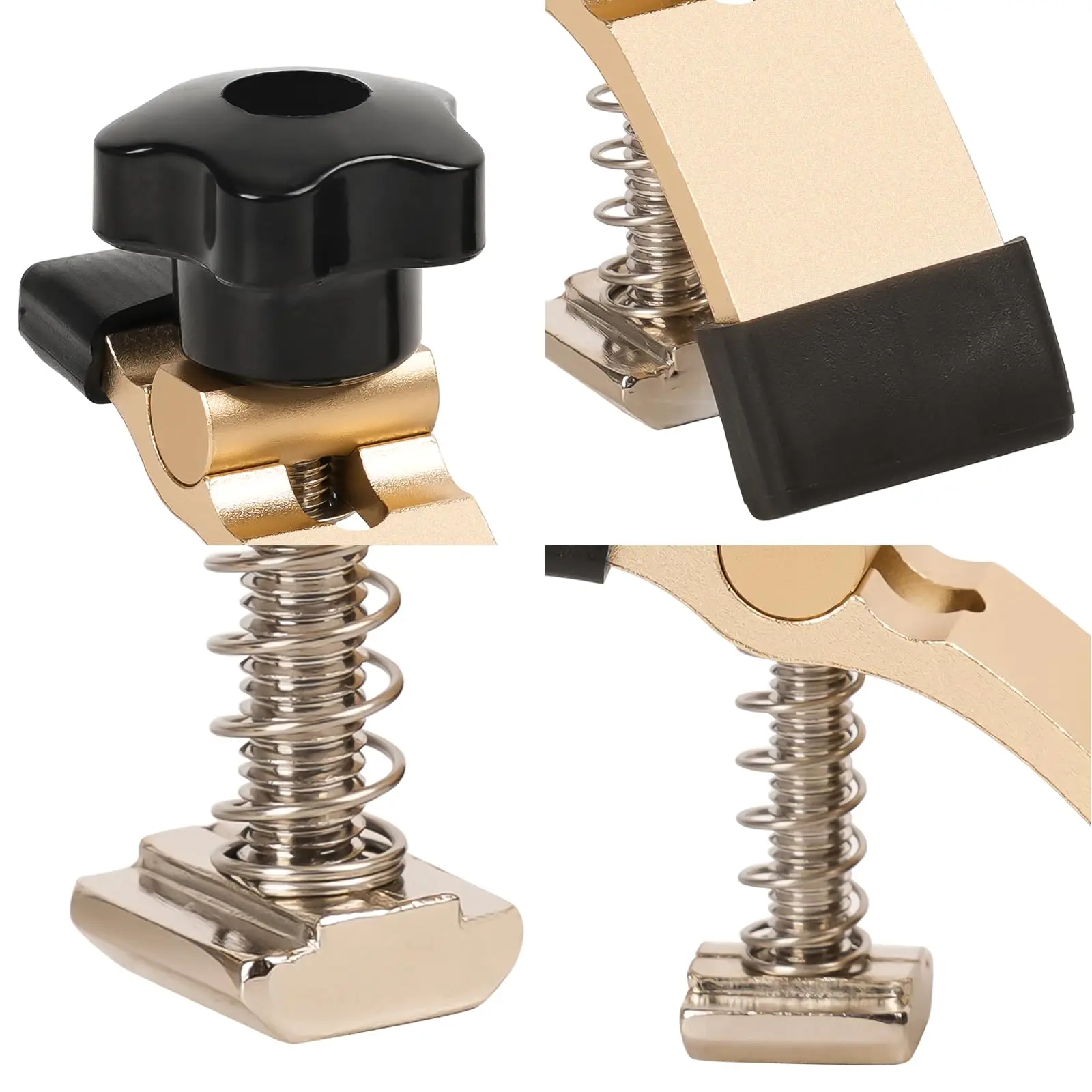 2PCS Mini Hold Down Clamp Kit, CNC Router Clamp for Woodworking and Metalworking, Compatible with 3018 CNC Router Machine