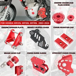 2012-2024 XR Motocross Accessories For Honda XR125L XR150L XR190L Sprocket Chain Fluid Reservoir Engine Crankcase Plug Cap Cover