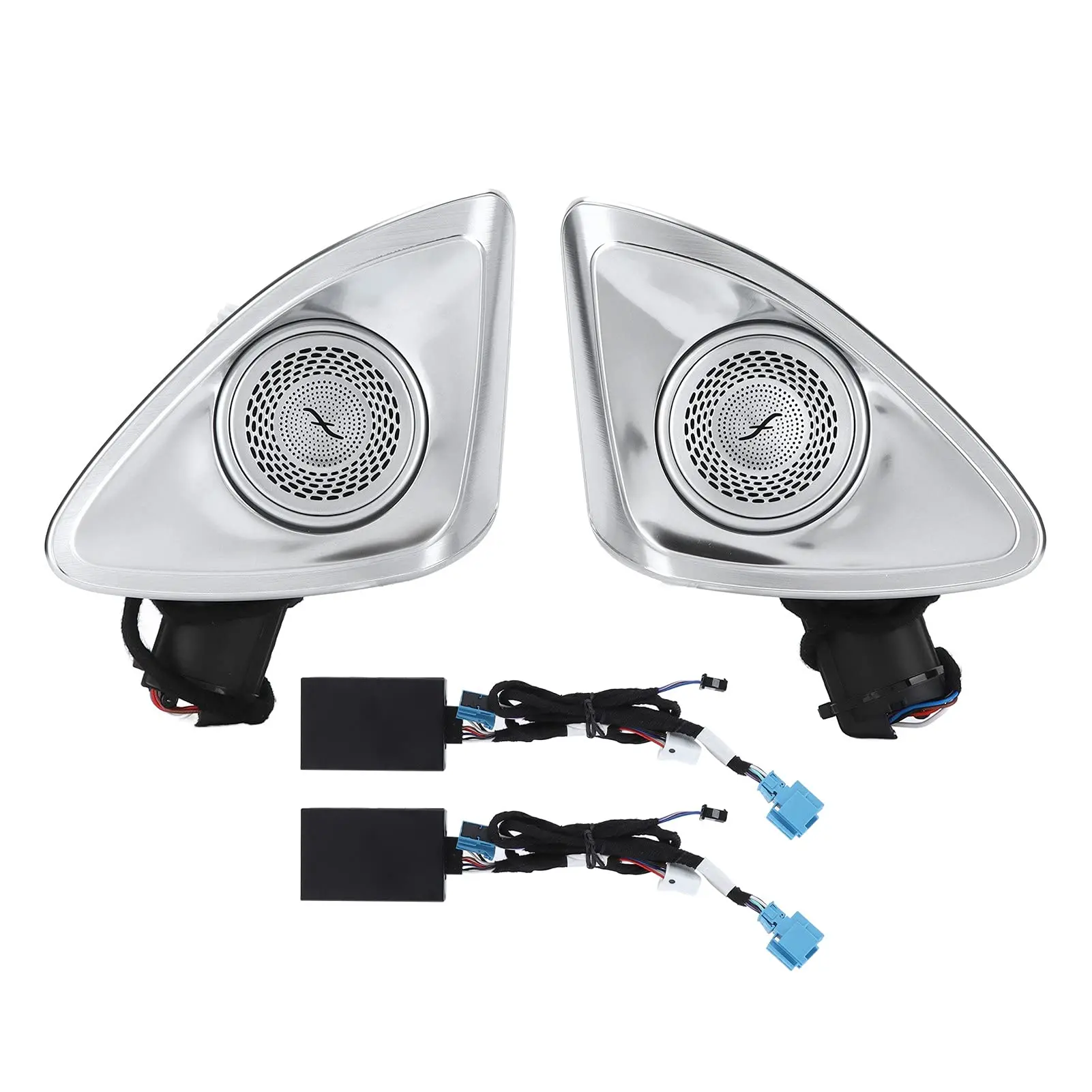 

PILIPLI W205 2014-2021 4D Rotary Treble Tweeter Horn Car Interior Led Ambient Light Retrofit Audio Kit For Benz C/E/S/GLC Class