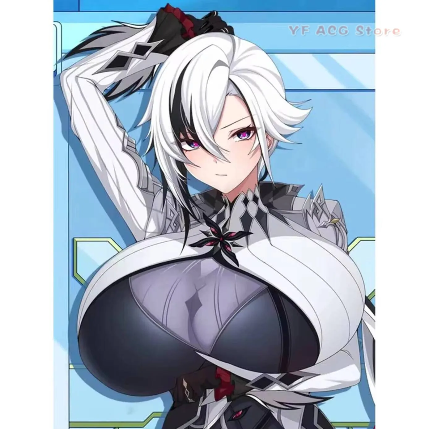 

The Arlecchino Knave Genshin Impact Anime Dakimakura Pillow Case Cover Hing Cushion Acg Otaku Fullbody Home Bedding Decor