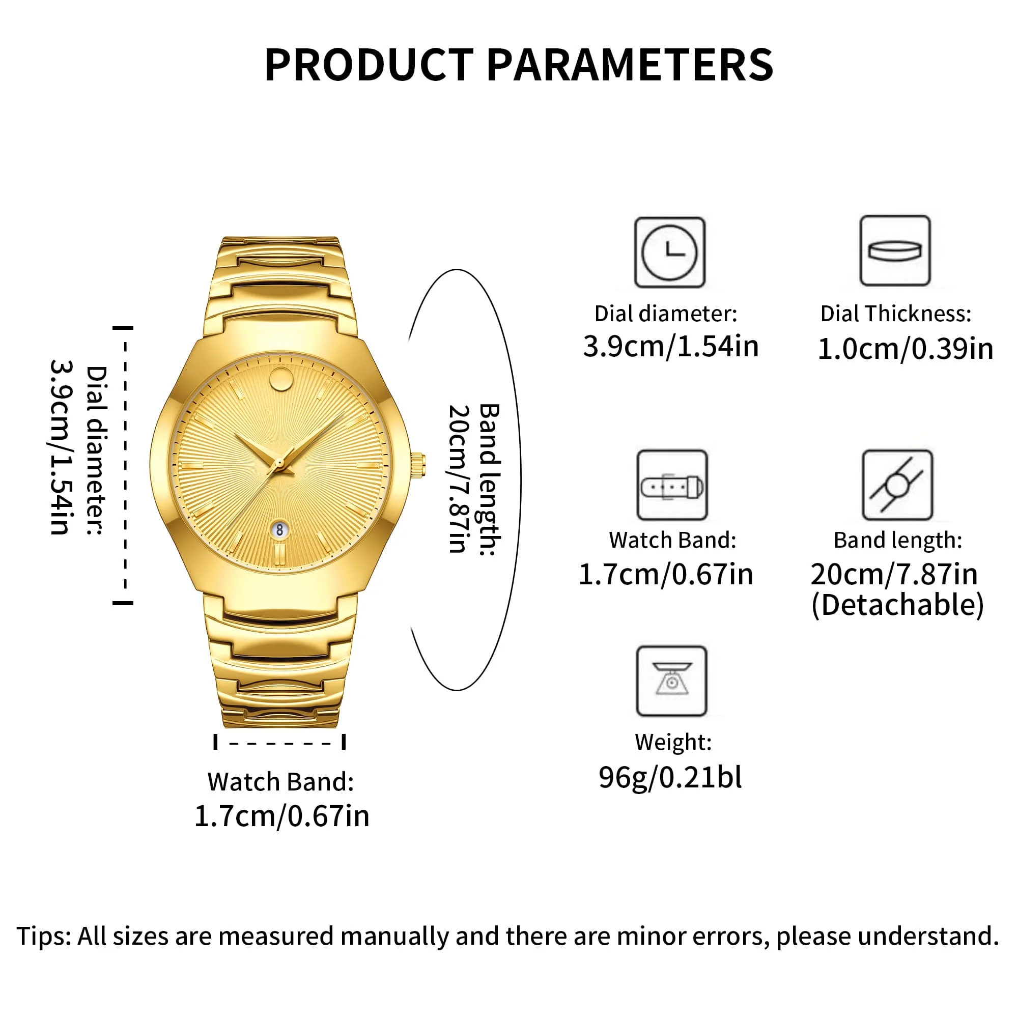 YaLaLuSi Stylish Minimalist Steel-Strap Bracelets for Men and Women Elegant Business Watches, Perfect as Gifts for Couples Reloj