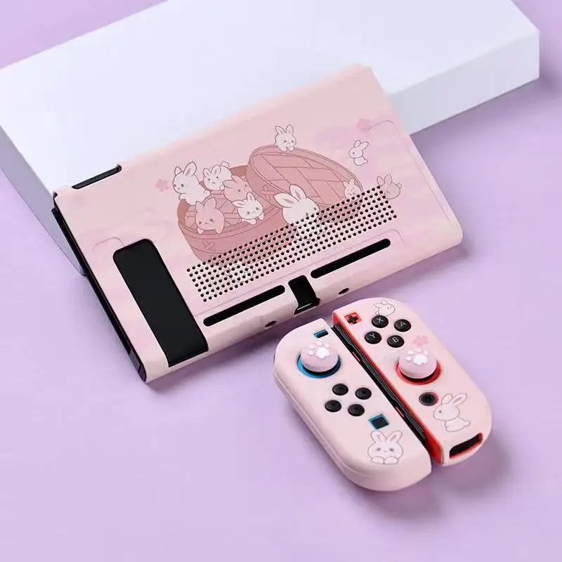 

Kawaii Anime Cute Funda Nintendo Switch Cover Case Dockable Protective Hard TPU Shell For Nintendo Switch Controller Joy-Con