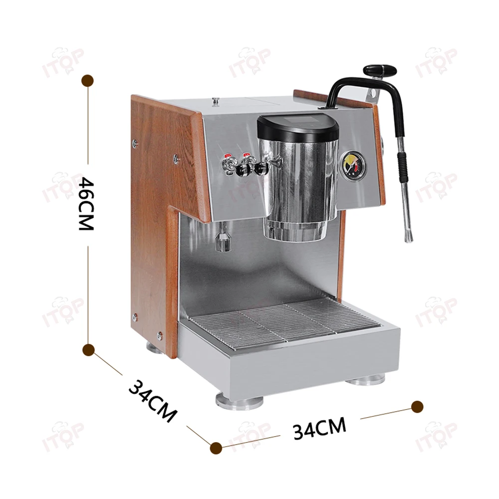 ITOP-Machine à café expresso avec extraction simultanée de vapeur, OPV PID Sister, porte-filtre 58mm, 3 trous, sortie de vapeur