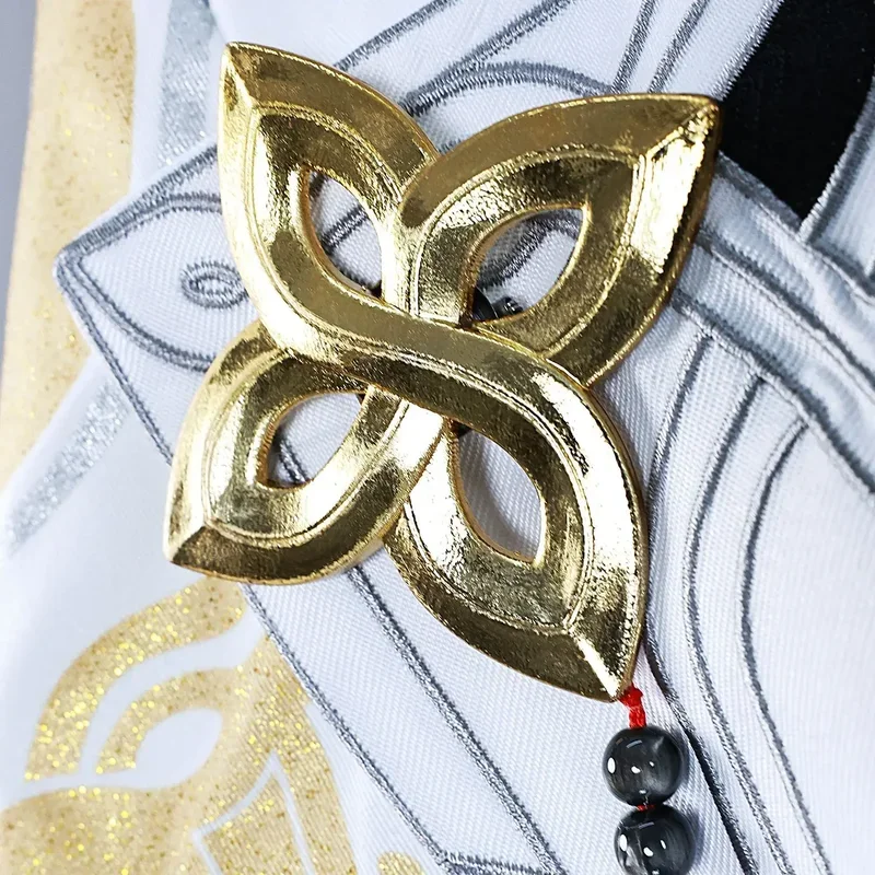 ZA01 【Wetrose】متوفر SSR Feixiao أزياء تنكرية Honkai Star Rail مجموعة كاملة من شعر مستعار للهالوين XmasZa0@