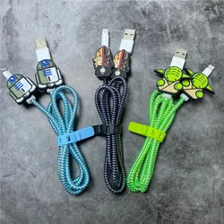 Disney Cable Winder zestaw Cartoon Charger osłona kabla USB do Apple IPhone do Samsung Xiaomi Huawei Cable Protect dekoracja