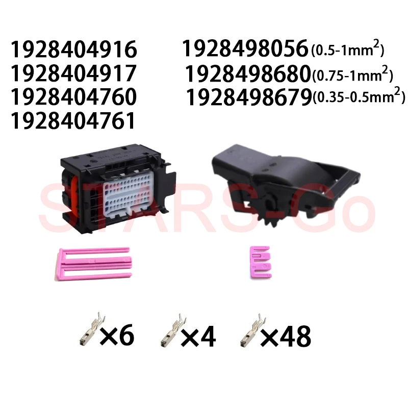 1-conjunto-1928404916-1928404917-original-58pin-diesel-common-rail-motor-placa-de-computador-conector-plugue-ecu
