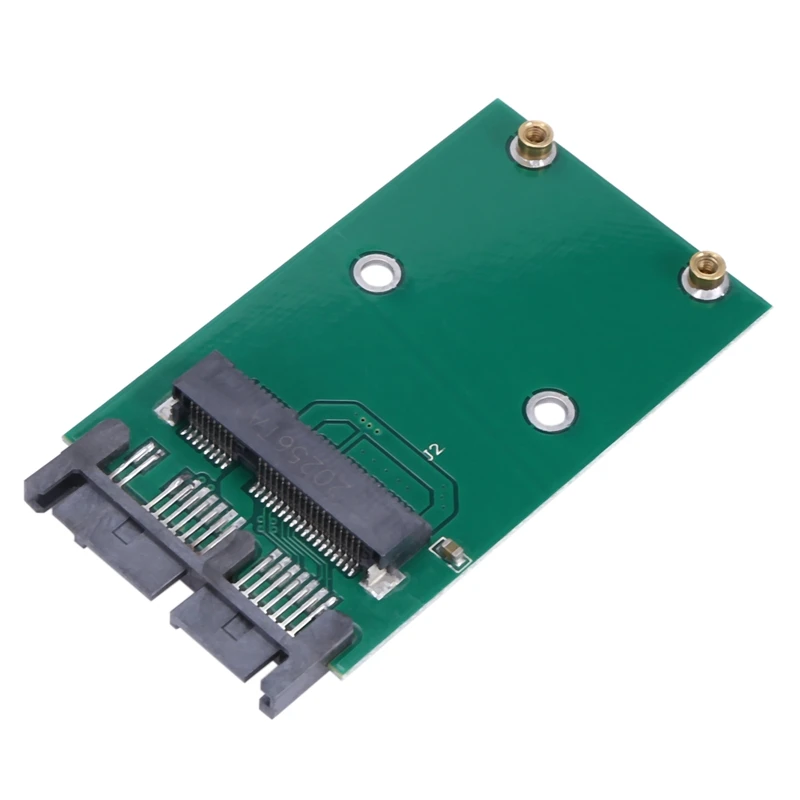 Mini PCI-E MSATA SSD Ke Papan Modul Kartu Konverter Adaptor Micro-SATA 1.8 Inci