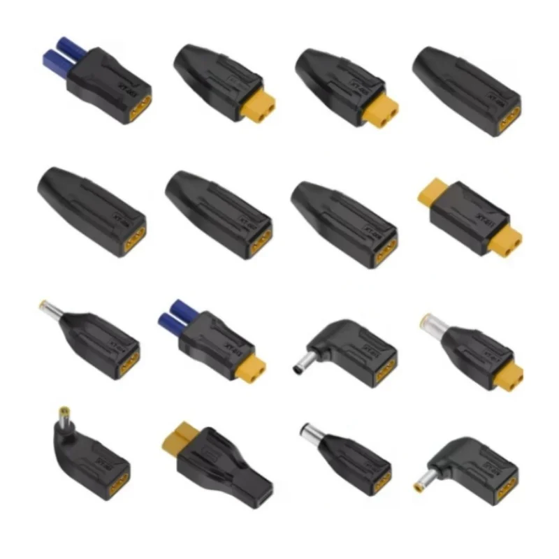 

XT60 Male Female to EC5 Type-c Adapter DC 5.5X2.5 5.5X2.1 7.4X5.0mm to XT60 Connector For RC Model Battery Charger Converter
