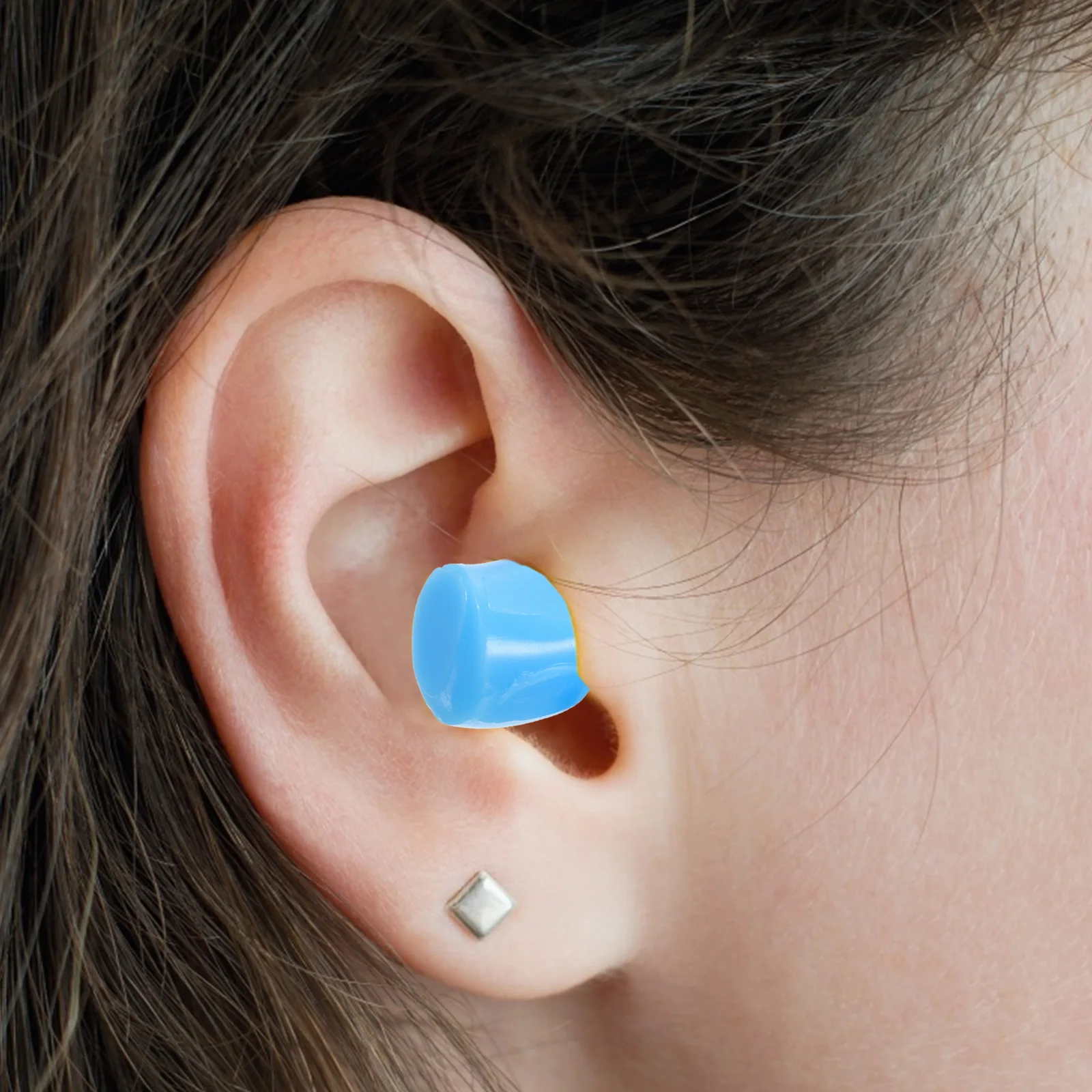 

Silicone Ear Plugs Waterproof Swim Sleep Noise Reduction For Travel Study Flying Swimming