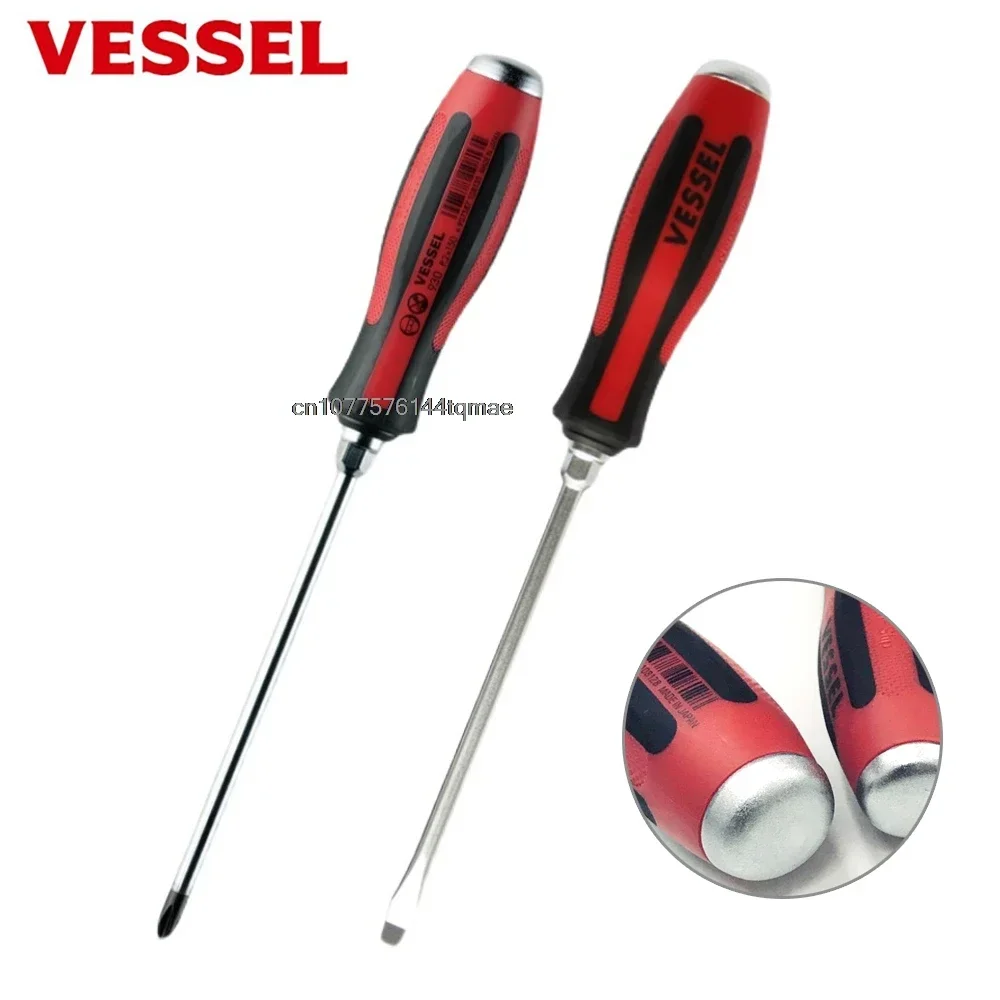 Vessel Megadora Screwdriver with Hexagonal Bolster No.930