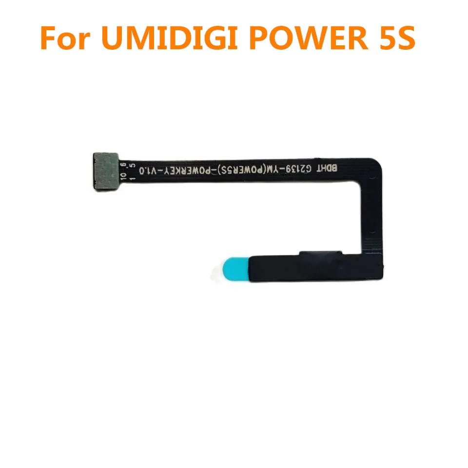 New For UMIDIGI POWER 5S Phone Parts Power On Off Button+Volume Key Flex Cable Side FPC Repair Accessories