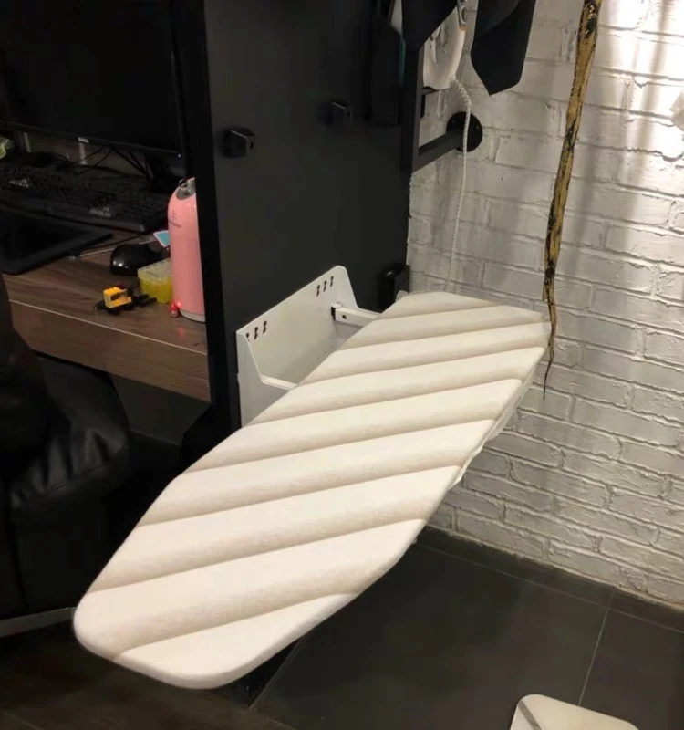 Wall-mounted folding wardrobe Cabinet ironing board Hidden ironing board Electric iron rack Push-pull damping ironing