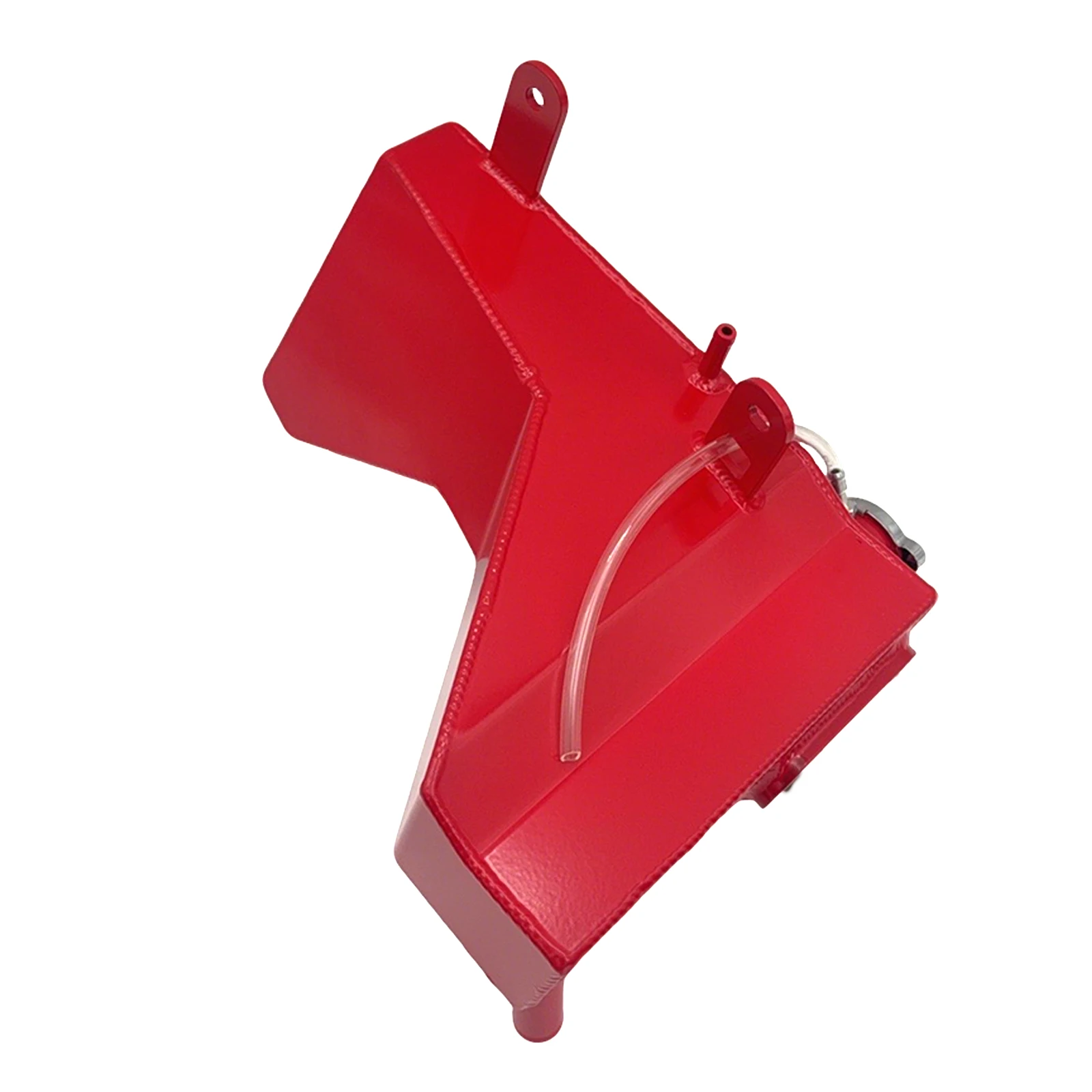 1 Pcs Metal-plated Modified Auxiliary Water Tank ( Red ) For 2015-2023 Dodge Challenger CH3014157