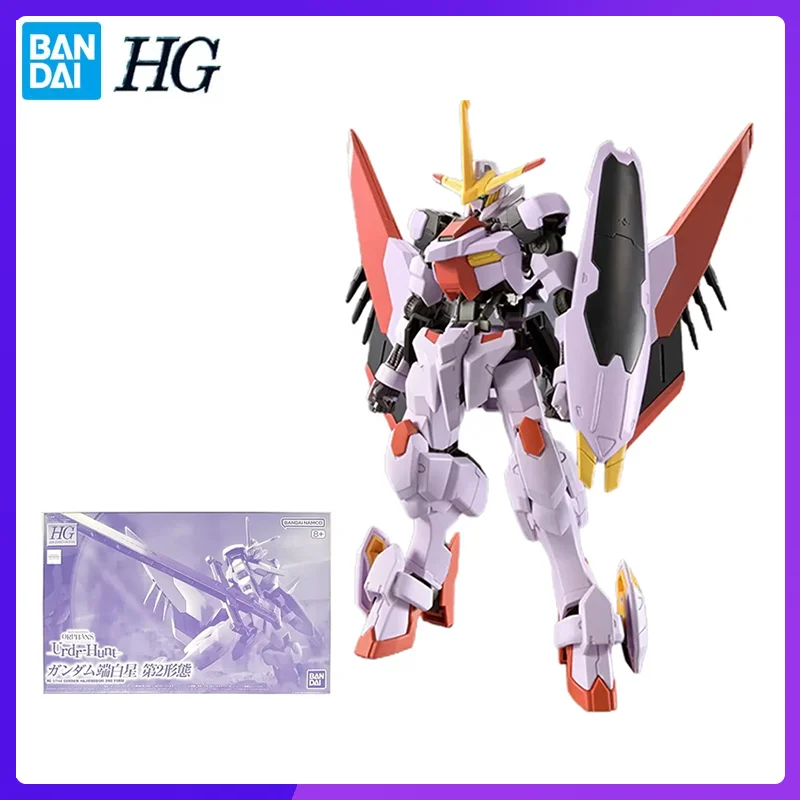 

Женская Bandai HG 1/144, мобильный костюм Gundam End, белая звезда второй формы, оригинальная аниме-фигурка, коллекция фигурок для мальчиков