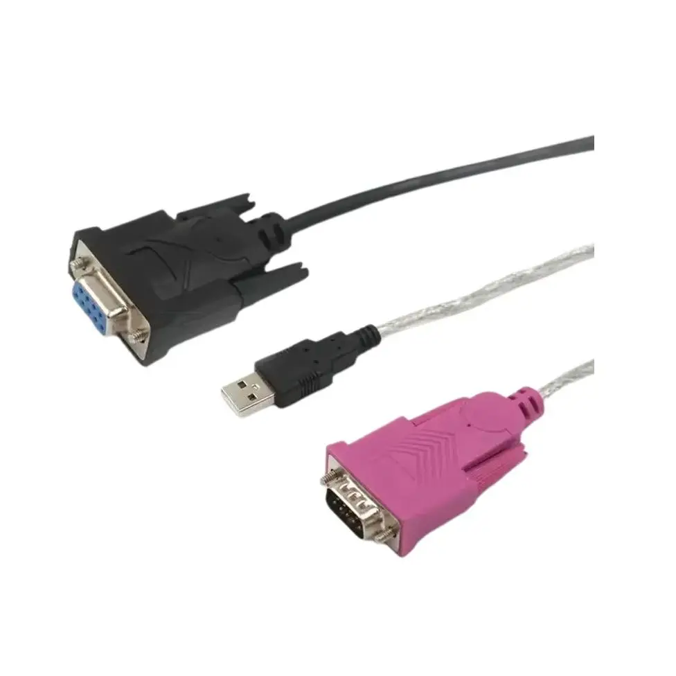 1PCS HL-340 RS232 Data-line USB To Nine-pin Connection-cable Male/Female Header USB2.0-chip To DB9 Adapter Wire