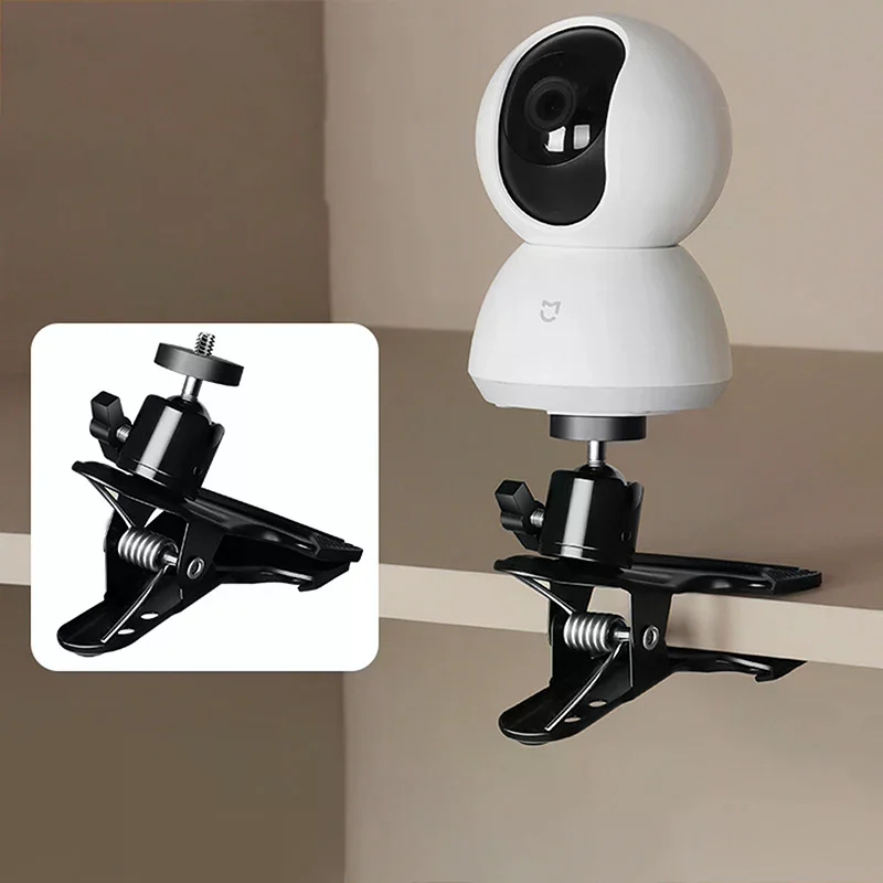Suporte multiuso/suporte de câmera de sucção para câmera inteligente Mijia, bomba manual de base de webcam fácil de ajustar