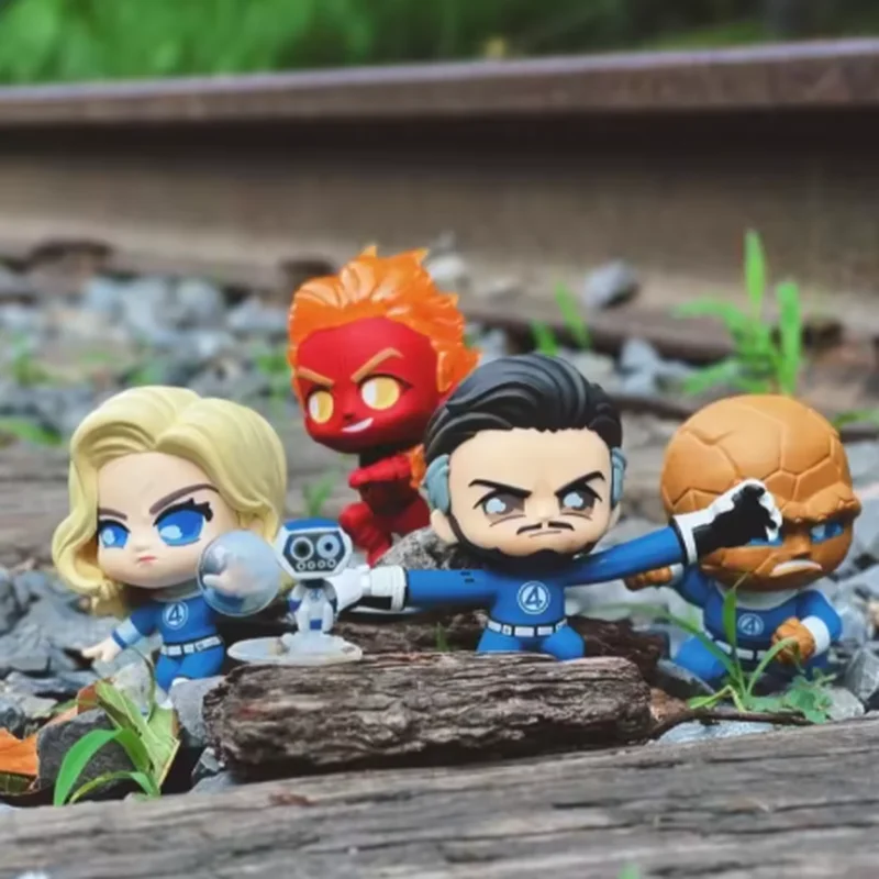 

Новые оригинальные Hottoys Cosbi & The Fantastic 4: Первые шаги Модель слепых коробок Миниатюрная модель Аниме Фигурки Mystery Box Игрушки Подарки