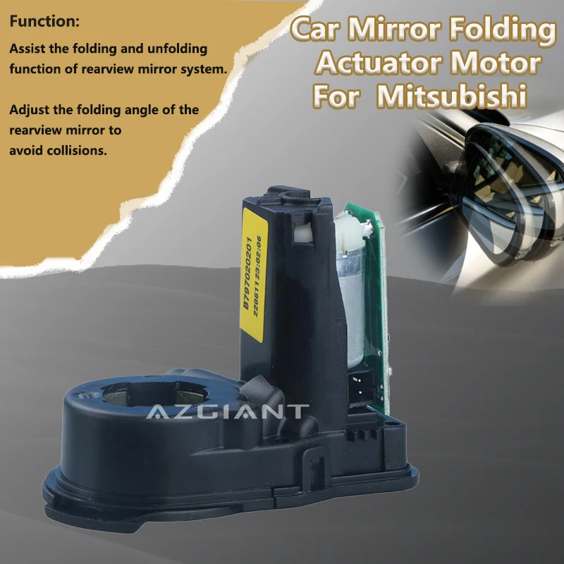 AZGIANT For Mitsubishi Outlander 2020 2021 2022 2023 2024 Car Folding Mirror Motor Of Reversing Lenses auto-expand accessories