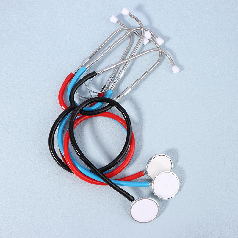 Portable Double Head Stethoscope Professional Cardiology Stethoscope Doctor Medical Equipment Student Vet Nurse Medical Device