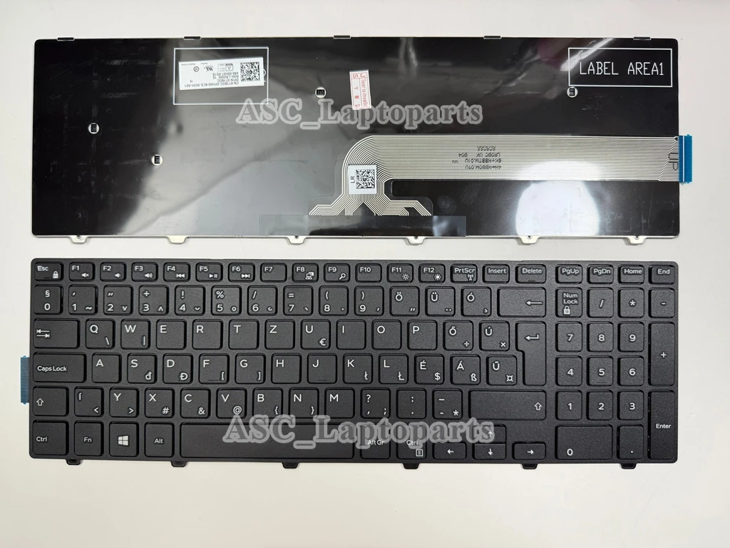 

New Hungarian Magyar Keyboard For Dell Vostro 3546 3561 3562 3565 3568 3572 3578 3549 3558 3559 ,Inspiron Gaming 5576 5577 Black