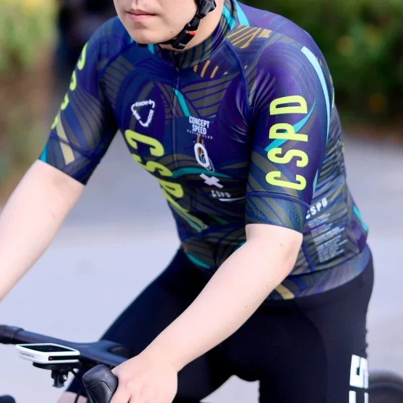 

Мужская одежда для велоспорта CSPD Pro Team Aero, дышащая быстросохнущая велосипедная рубашка, велосипедный трикотаж с коротким рукавом, велосипедный трикотаж