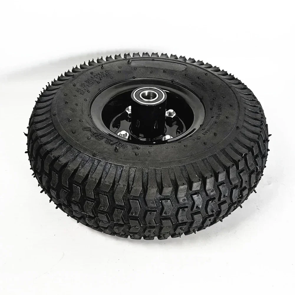 10 Inch 4.10/3.50-4 Rubber Inflate Tire Wheel Inner Outer Tire Full Wheel Inflatable Wheels For Trolley Electric Scooter