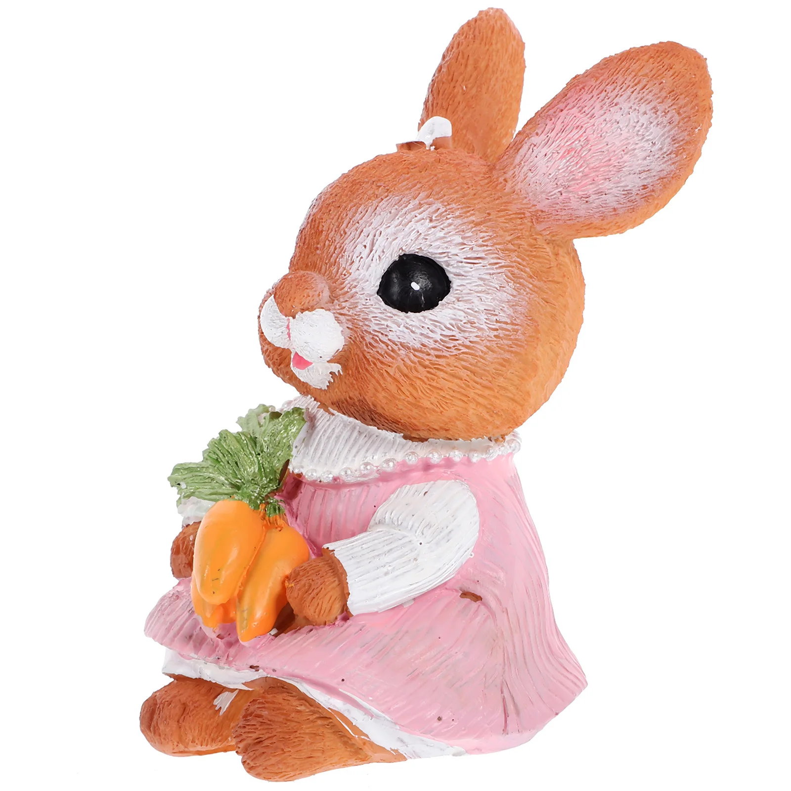 

Resin Bunny Statue Delicate Cute Garden Desktop Ornament Mini Landscape Decoration Bunny Figurines Rabbit Statues