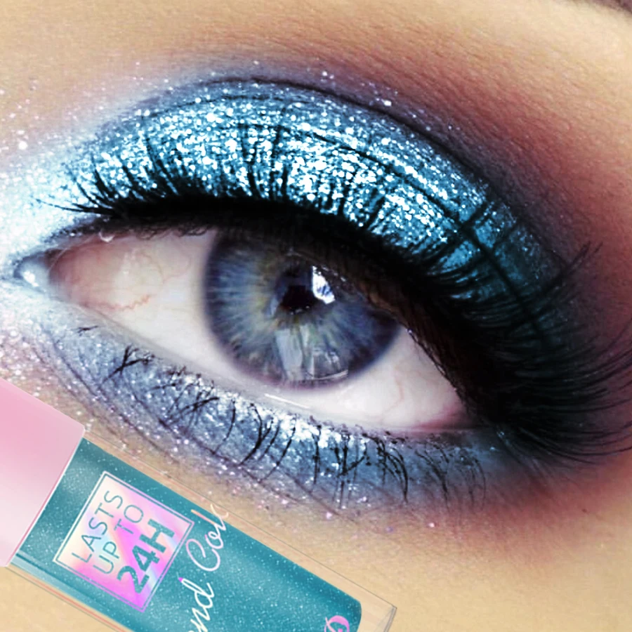 Sombra líquida metálica à prova d'água, alto brilho, longa duração e à prova de manchas, conjunto de maquiagem coreana com glitter, cosméticos, 1 peça