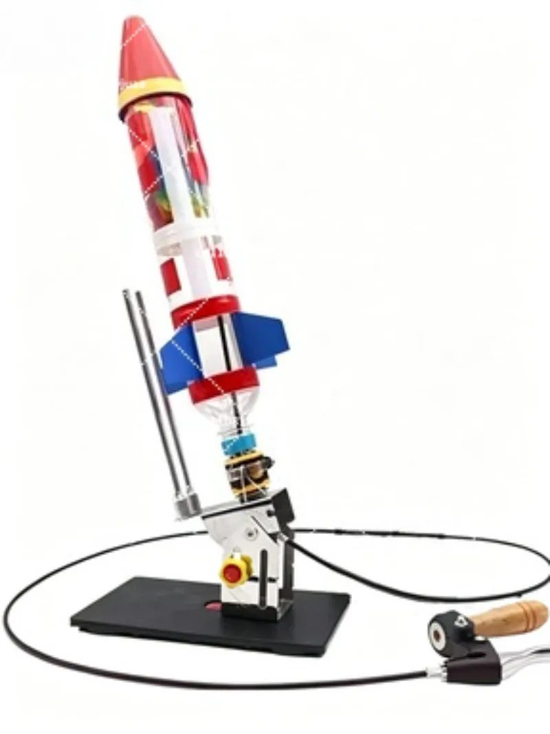 Water Rocket Launcher with Parachute, DIY Craft Kit for Kids, Full Set of Materials