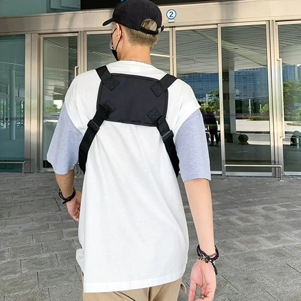 Chest-Rig Bag Men Hip-Hop Streetwear Waist Bag Women Men Tactical Chest Bags Fanny Pack Boy Travel Kanye Waistcoat Male Pack