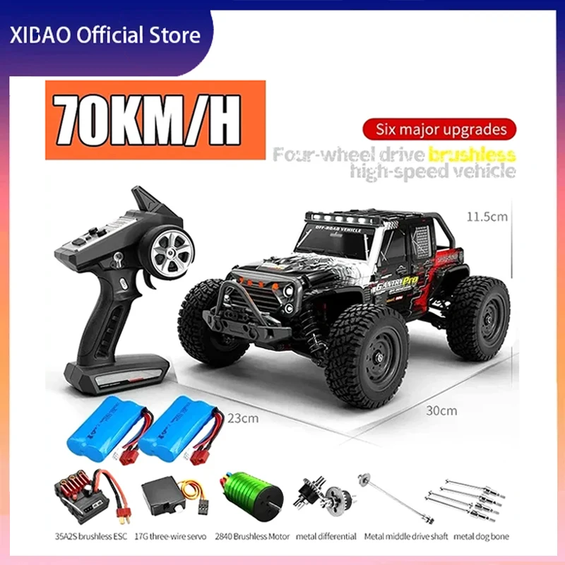 

Rc Cars 16103Pro 50km/h or 75km/h with LED 1/16 Brushless Moter 4WD Off Road 4x4 High Speed Drift Monster Truck Kids Toys Gift