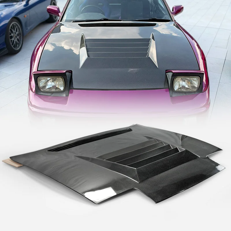 For Nissan 180SX DM‑Style Replacement Vented Hood Bonnet Body kit Part
