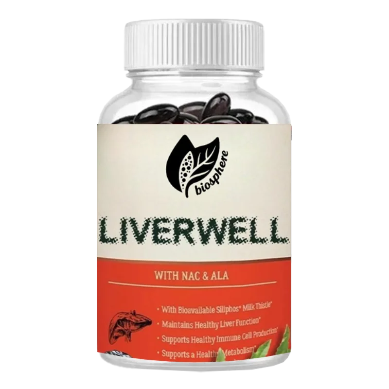 

Liver Health Liver Supplement, Containing Silymarin Extract, N-acetylcysteine, Alpha Lipoic Acid, Zinc, Selenium -60 Capsules