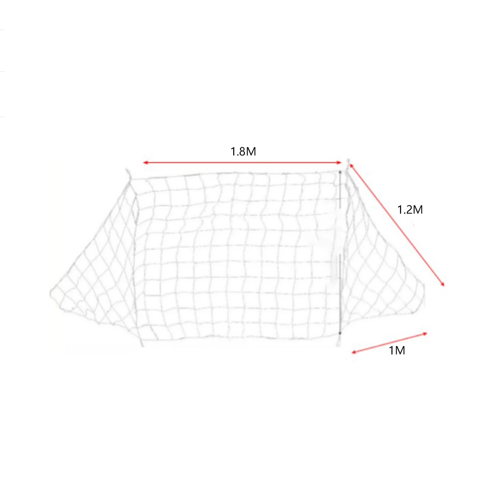 Football Soccer Net Sports Replacement Soccer Goal Post Net for Sports Match Training Soccer Goal Net Soccer Net Soccer Post Net