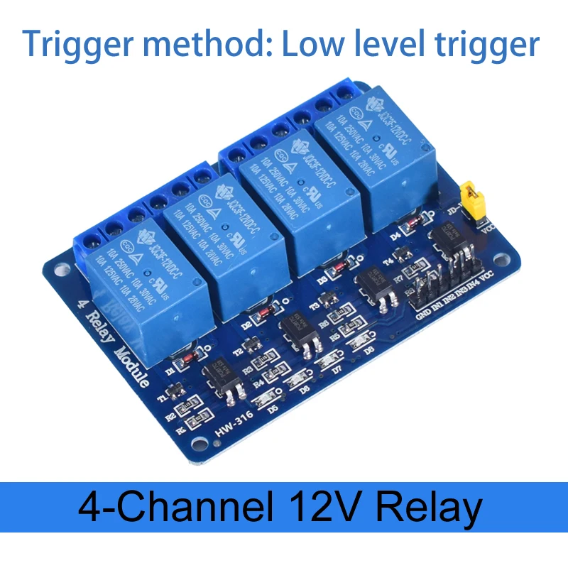 DC 5V 12V 24V 1 2 4 6 8 Kanaals Relaismodule Board Shield met Optocoupler/Hoge en Lage Niveau Trigger voor Arduino Raspberry - afbeelding 1