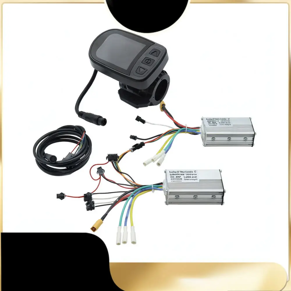 Repair Components For KUGOO G Booster Scooter 48V 1000W Dual Drive Motor Controller And Digital Dashboard Gauge