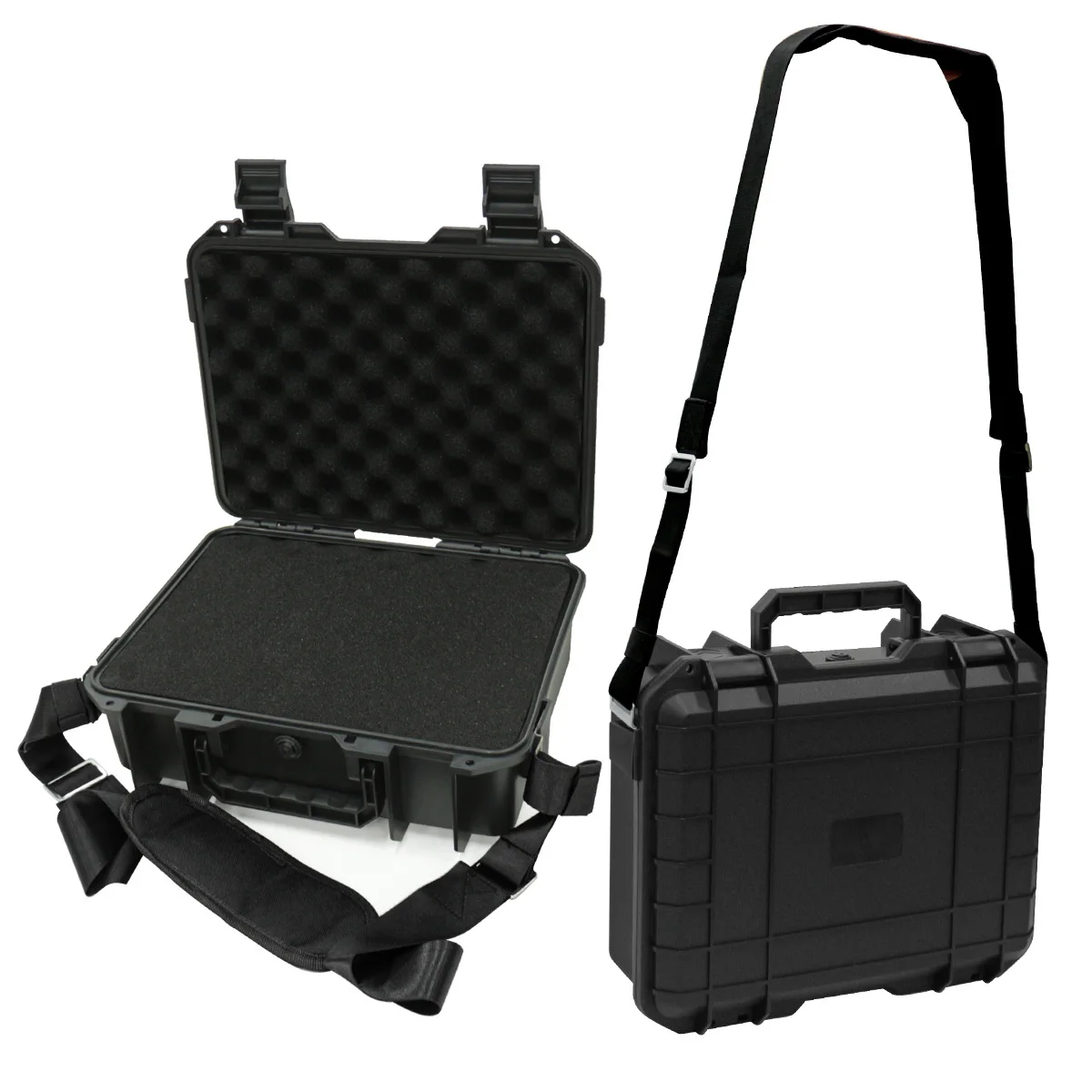 2 types de bretelles noires pour boîte à outils, sangle à bandoulière simple durable, accessoire pour boîte à outils (solo sangle)