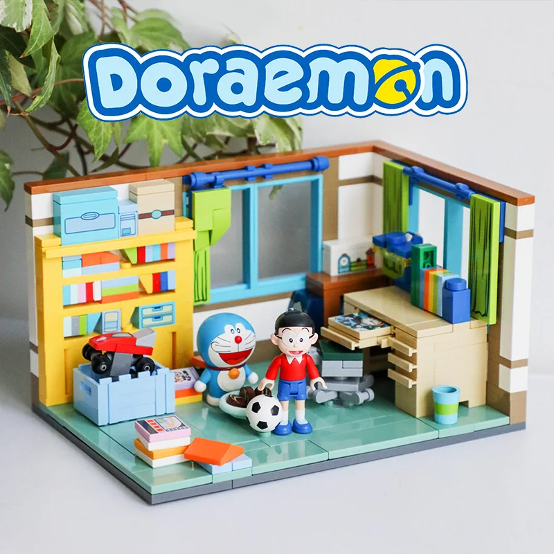 Aoger Japan TV Anime komiks Doraemon Nobis\'s Time Machine Model klocki klocki Model klocki klocki zabawka dla dzieci prezent