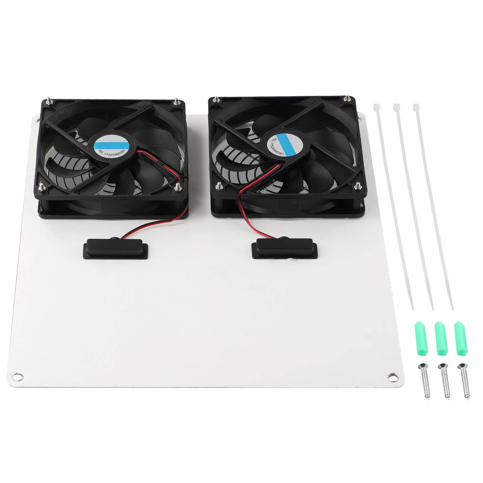 Perfect For Ventilation 16.5 *11.0 *.2 Exhaust Ventilation High Conversion Solar Panel Air Fan Continuous Power