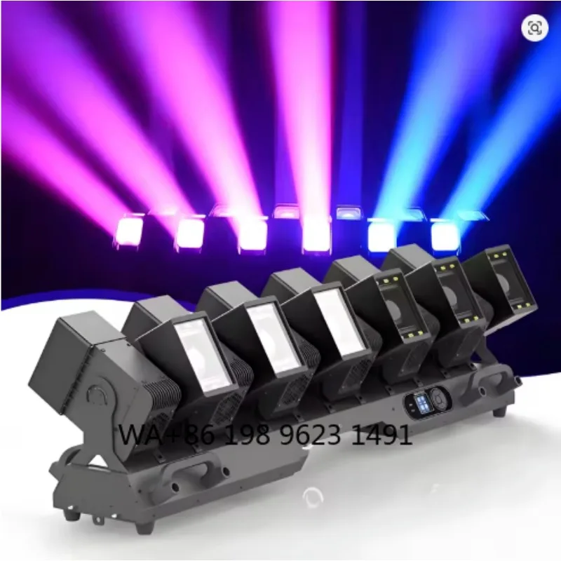 12X60W Swinging Beam LED Zoom Wash Matrix Bar Moving Head Light for Nightclub Disco KTV Wedding Party Stage Lighting