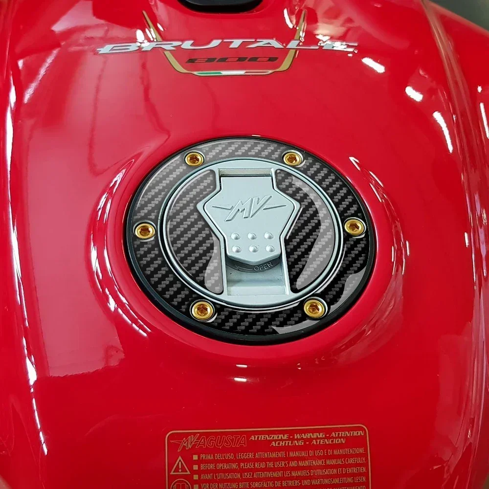 for MV Agusta Brutale 675 800RR 2018 Motorcycle Fuel Cap Protection Sticker